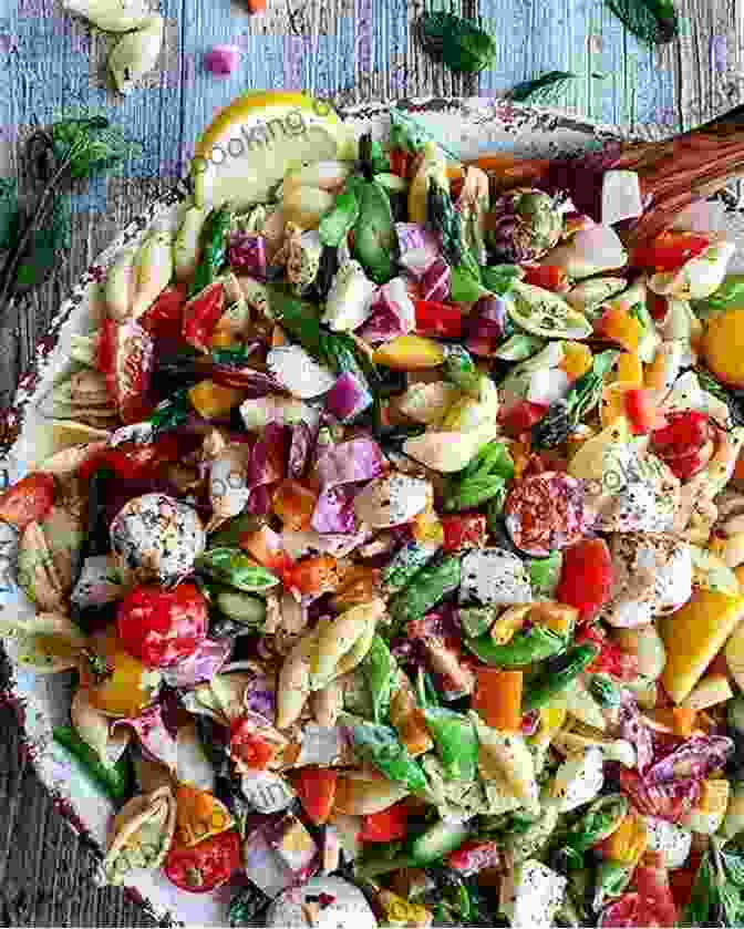A Colorful Pasta Salad Brimming With Grilled Chicken, Vegetables, And Herbs Malibu Farm Sunrise To Sunset: Simple Recipes All Day: A Cookbook