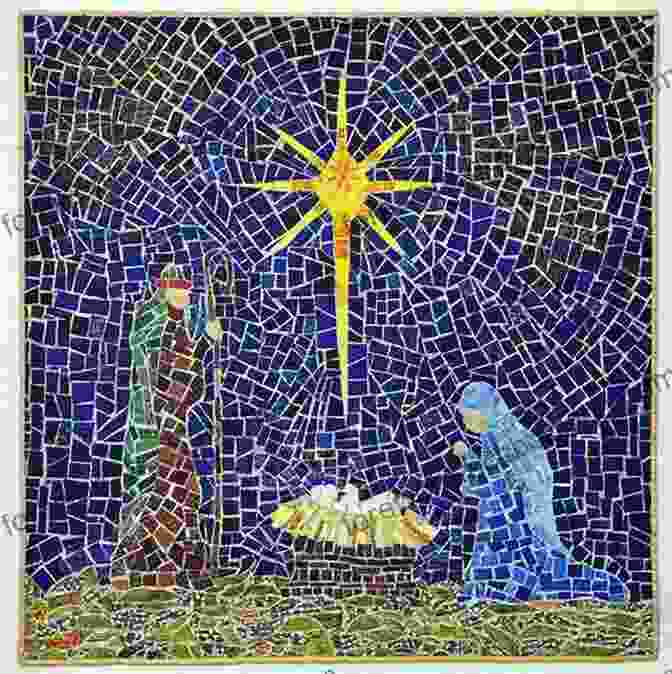 A Group Of Children Admiring A Mesmerizing Mosaic That Depicts The Nativity Scene, With Twinkling Stars And Radiant Colors. The Wonderful Life The Christmas Child (Musaicum Christmas Specials)