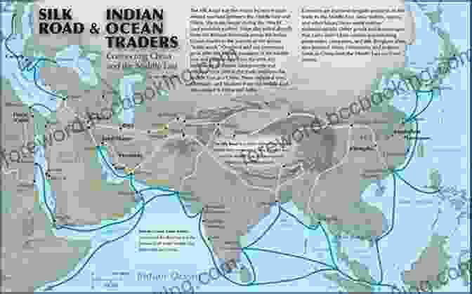 A Map Of India And China With Historical Trade Routes Marked The Elephant And The Dragon: The Rise Of India And China And What It Means For All Of Us