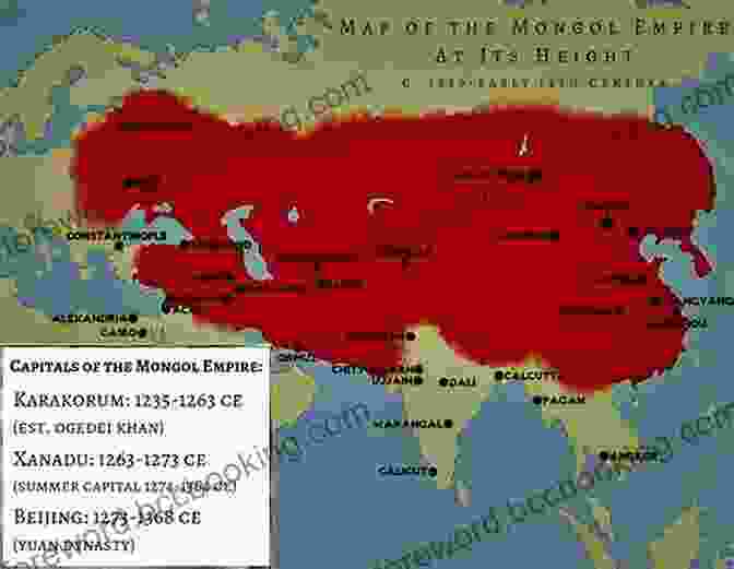 A Map Showing The Extent Of The Mongol Empire At Its Peak The History Of China In 50 Events: (Opium Wars Marco Polo Sun Tzu Confucius Forbidden City Terracotta Army Boxer Rebellion) (History By Country Timeline 2)