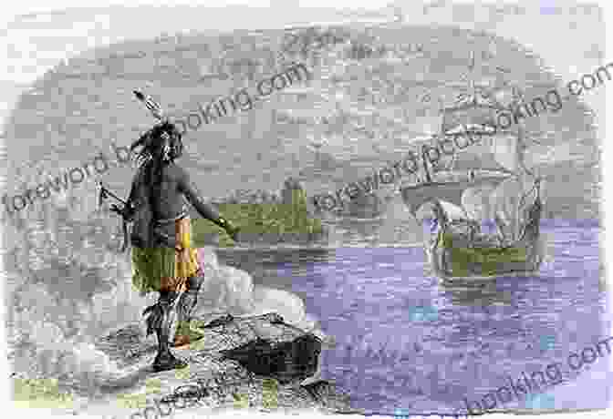 A Native American Village In New England Before The Mayflower's Arrival Indian New England Before The Mayflower