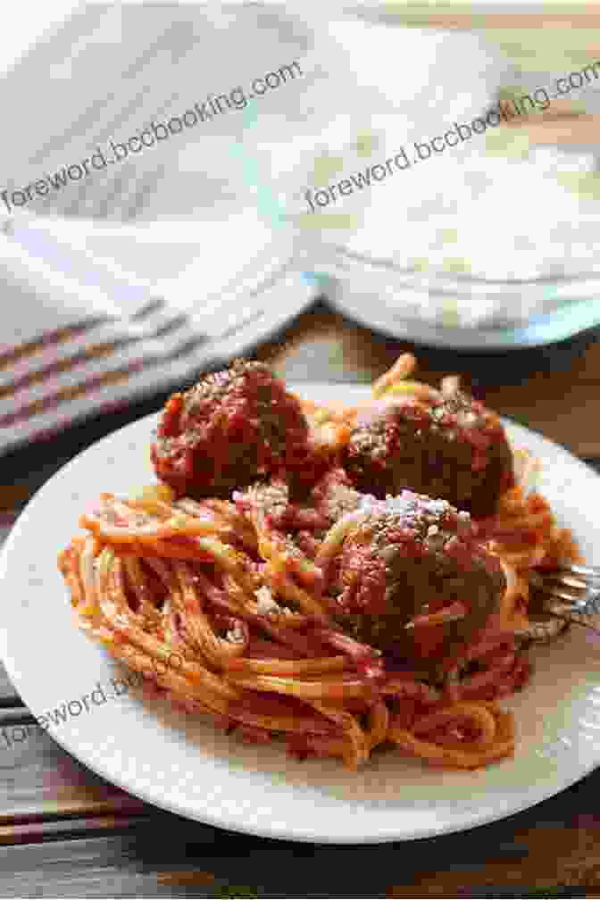 A Plate Of Authentic Spaghetti And Meatballs, Cooked According To A Recipe From The Wise Guy Cookbook The Wise Guy Cookbook: My Favorite Recipes From My Life As A Goodfella To Cooking On The Run