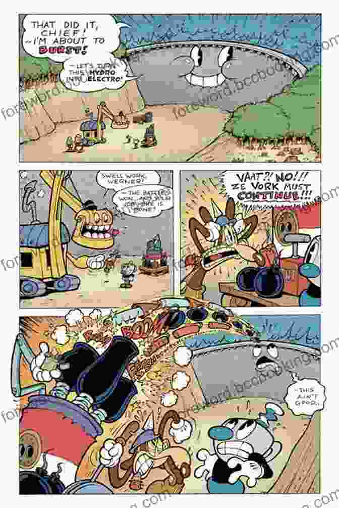 A Sneak Peek Into The Exclusive Content Included In The Cuphead Funny Comics Book Play Game Together. Cuphead Funny Comics Book: Play Game Together