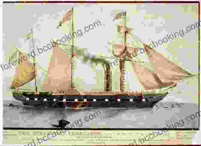 A Steam Ship From The 19th Century. The Of Old Ships: From Egyptian Galleys To Clipper Ships (Dover Maritime)