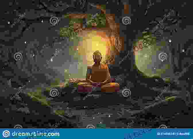 A Young Siddhartha Gautama Sits In Meditation Under A Tree. The Life Of The Buddha