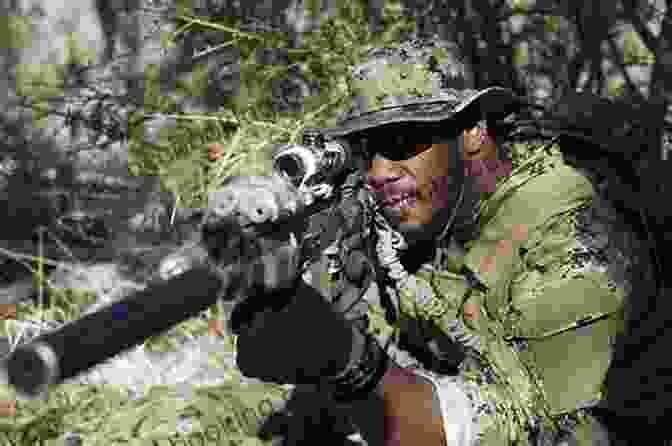 An Elite Navy SEAL Sniper In Full Gear, Aiming His Rifle SEAL Team Six: Memoirs Of An Elite Navy SEAL Sniper
