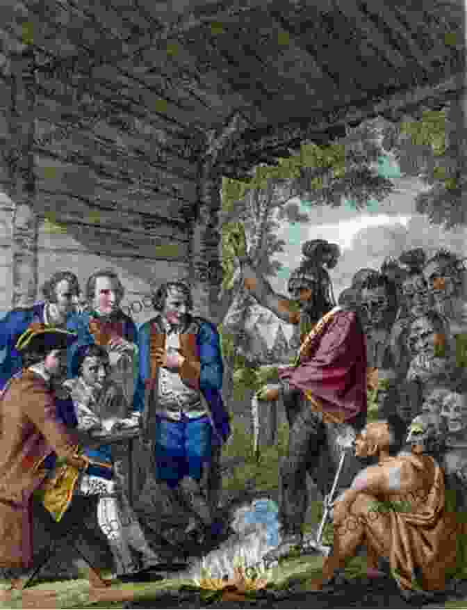 An Image Depicting The Meeting Between Native Americans And European Explorers Indian New England Before The Mayflower