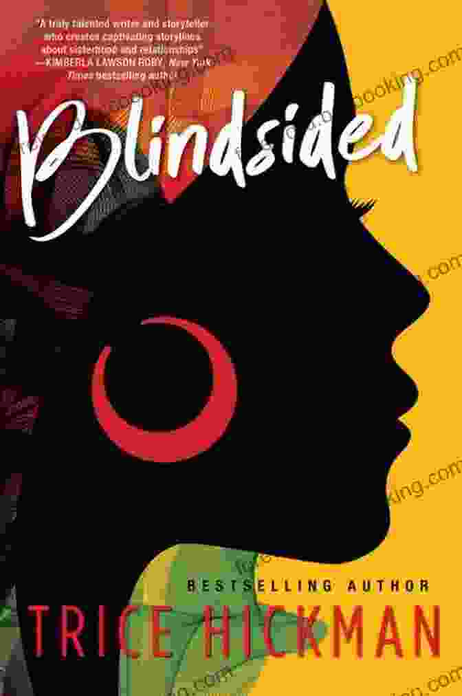 Blindsided By Trice Hickman, Showcasing A Shadowy Figure Looming Over A Woman In A Suspenseful Scene. Blindsided Trice Hickman