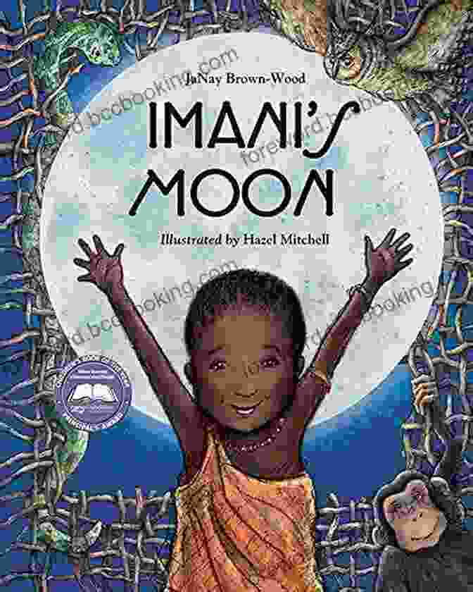 Book Cover Of Imani Moon Hazel Mitchell, Featuring A Young Woman Of Color Against A Vibrant, Ethereal Background Imani S Moon Hazel Mitchell