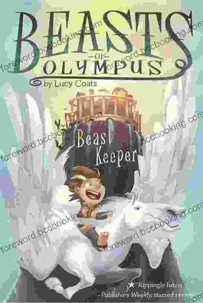 Centaur School: Beasts Of Olympus Book Cover Featuring A Group Of Children Riding On Centaurs Centaur School #5 (Beasts Of Olympus)