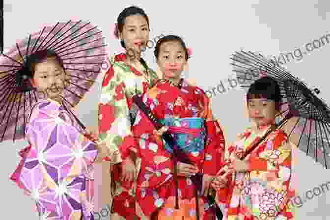 Children Dancing In Traditional Japanese Kimono Dances Of The World An Illustrated Picture For Children