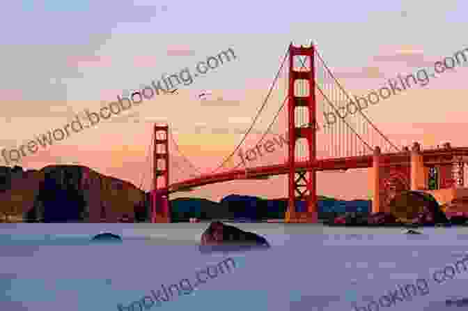Golden Gate Bridge At Sunset Moon Pacific Coast Highway Road Trip: California Oregon Washington (Travel Guide)