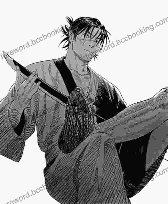 Manji From Blade Of The Immortal Standing With His Sword Drawn, His Face Etched With Determination Blade Of The Immortal Volume 21: Demon Lair II