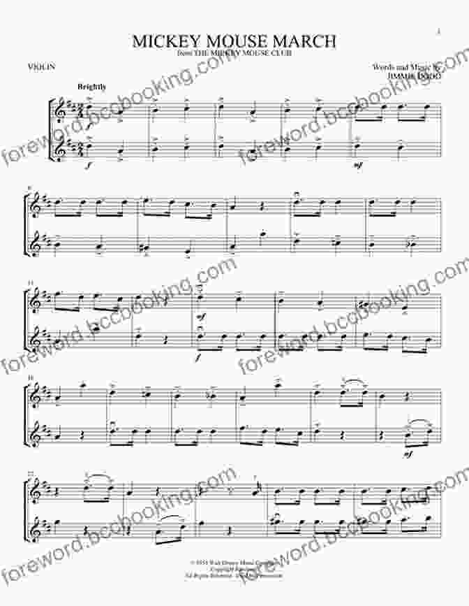 Mickey Mouse March Sheet Music Tunes For Toons: Music And The Hollywood Cartoon
