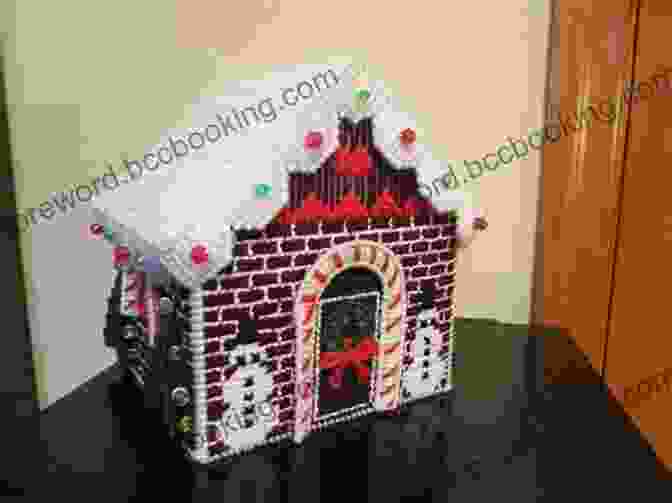 Ornate Gingerbread House Crafted From Plastic Canvas Gingerbread House In Plastic Canvas