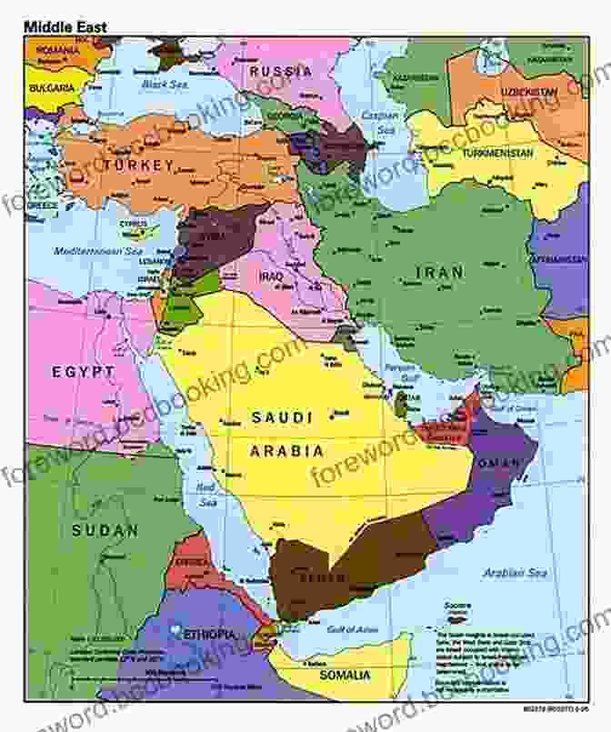 Political Map Of The Middle East Facts Figures About The Middle East (Major Muslim Nations)