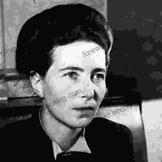 Simone De Beauvoir, A Renowned Philosopher And Feminist, Captured In A Pensive Pose Tete A Tete: The Tumultuous Lives And Loves Of Simone De Beauvoir And Jean Paul Sartre