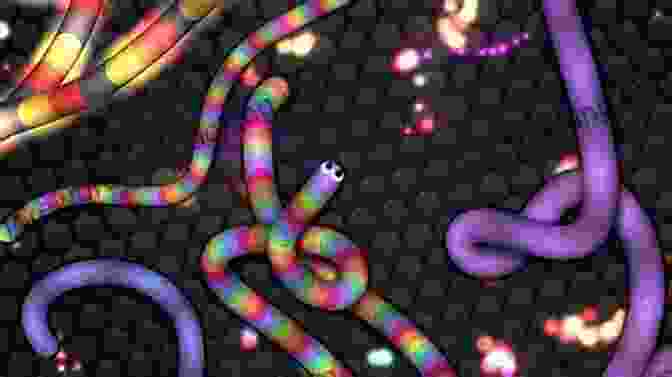 Slither.io Game Banner Featuring A Large, Colorful Snake Slithering Through A Field Of Smaller Snakes SLITHER IO GAME FOR BEGINNERS: How To Play Slither Io Game Basics Guidelines Tips Tricks Risks And More
