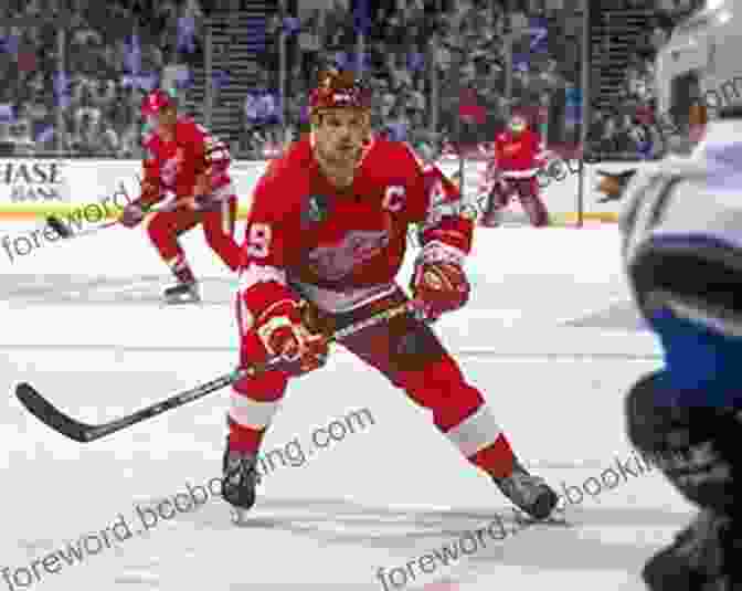 Steve Yzerman Action Photo The Big 50: Detroit Red Wings