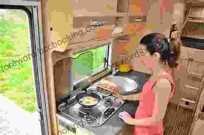 Students Cooking Dinner In An RV Kitchen College Campers: Roadtrips For Rookies