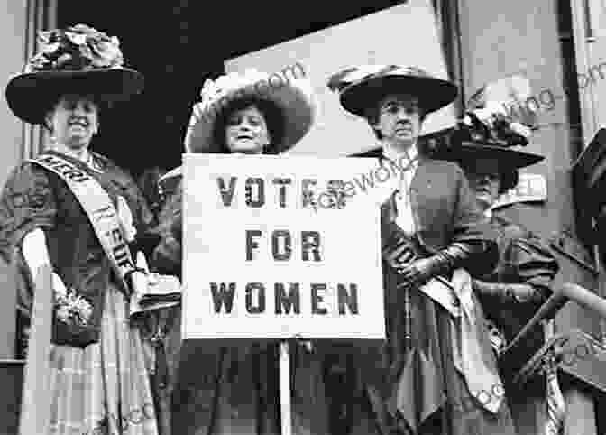 Suffragettes Marching In A Historical Photograph. Camilla Can Vote: Celebrating The Centennial Of Women S Right To Vote