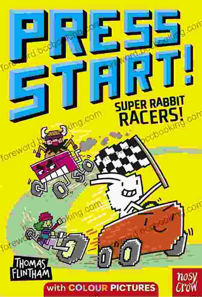 Super Rabbit Racers Branches Press Start Book Cover Featuring A Group Of Rabbits Racing In A Colorful Setting Super Rabbit Racers : A Branches (Press Start #3)