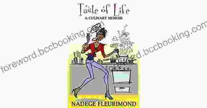 Taste Of Life Culinary Memoir Book Cover Featuring A Close Up Of A Chef's Hand Seasoning A Dish With Spices Taste Of Life : A Culinary Memoir