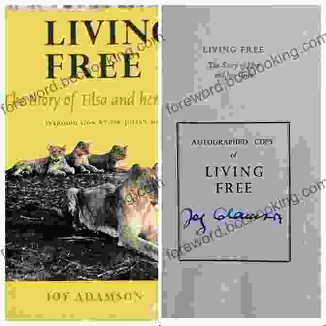 The Cover Of Joy Adamson's Book, 'Living With George Adamson And The Lions Of Kora' Living With George Adamson And The Lions Of Kora: A Tale Of Africa Bees And Fear (African And Asian Interludes 1)