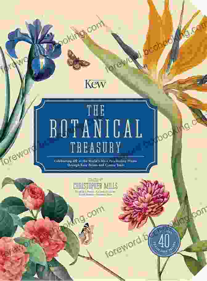 The Kew Of Botanical Illustration Book Cover Showcasing A Stunning Botanical Artwork The Kew Of Botanical Illustration