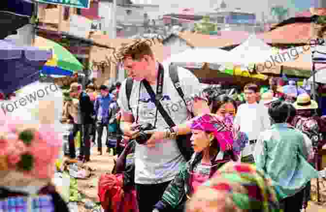 Traveler Exploring A Remote Village, Interacting With Locals And Learning About Their Culture From The Pages Of A Finished PASSPORT