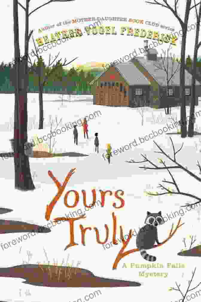 Yours Truly Pumpkin Falls Mystery Book Cover With Intriguing Silhouette Yours Truly (A Pumpkin Falls Mystery)