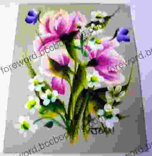 One Stroke Painting Of Floral Bouquets